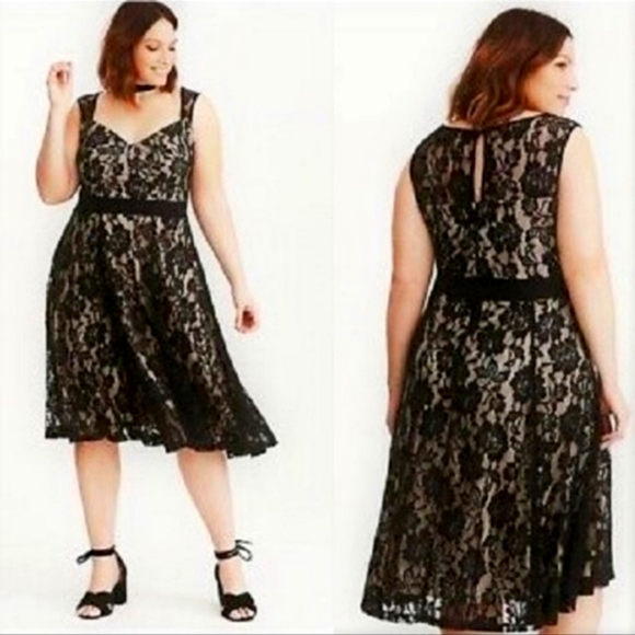 torrid Dresses & Skirts - torrid Black Lace Midi Dress